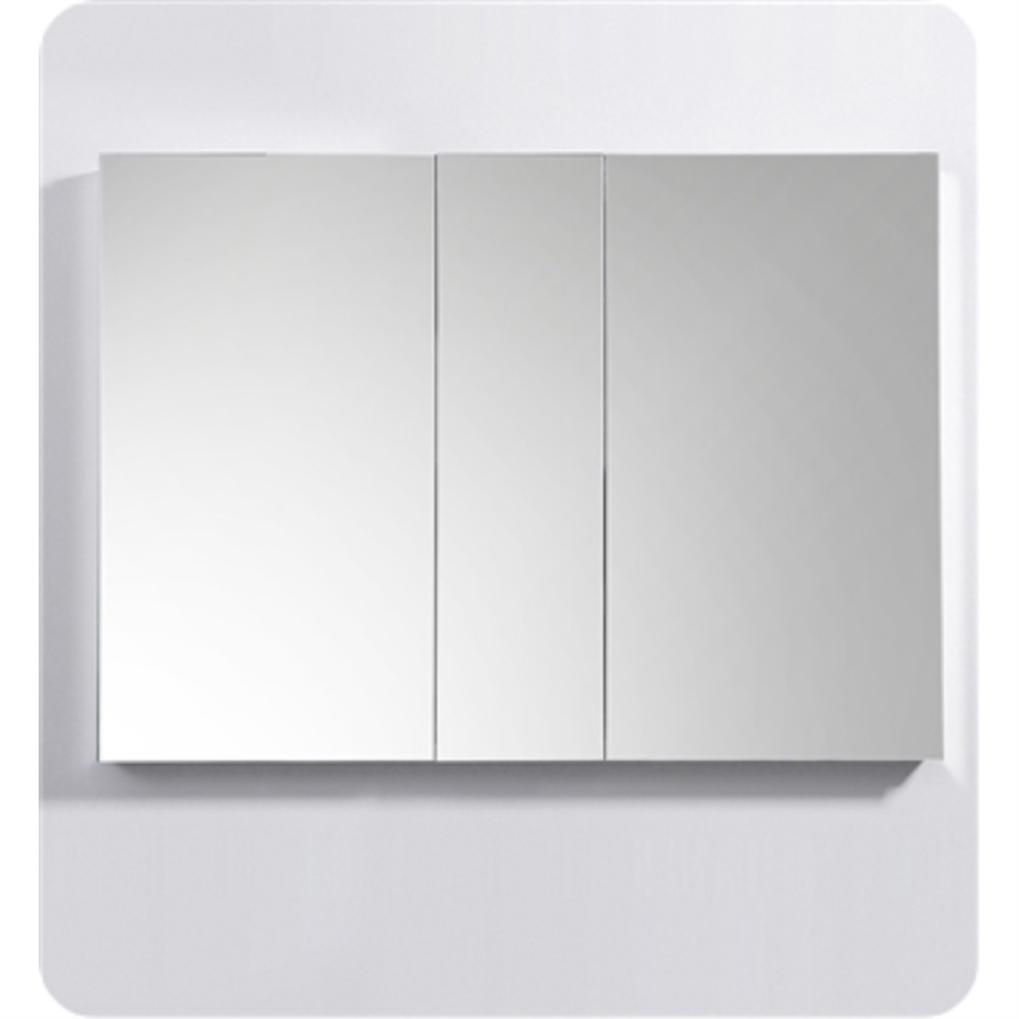 Fresca Senza 50" Aluminum Bathroom Medicine Cabinet with Mirrors in Mirrored - image 3 of 3