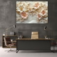 thumbnail image 5 of Mudket Pink White Cherry Blossom with Gold Branches Canvas Wall Art, Framed Floral Print, Ready to Hang Wall Decor for Bedroom Living Room, Luxury Artwork - 12"L x 8"W, 5 of 10