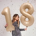 thumbnail image 5 of Kripyery 32Inch Party Balloon Leak-proof Not Easy to Burst Good Sealing Long Lasting Multi-purpose Decoration Thickened Big Size Number Foil Balloon Party Supplies, 5 of 8
