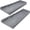 Gray, variant on 2 Pack Rubber Downspout Splash Block Rain Gutter Down Spout Drain Trays Gray