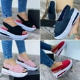thumbnail image 4 of Wisremt Lady Slope Sandals Women Platform Sandals New Summer Female Fish Mouth Platform High Heels Wedge Shoes, 4 of 7