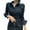 Black, variant on Flattering Pointed Collar Long Sleeve Shirt for Women Comfortable Stretch Fabric Feminine Tailored Fit for Work or Casual L Size Black