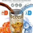 thumbnail image 4 of 1pc highland cattle 30oz Tumbler with Straw & Handle - Insulated Stainless Steel Cup | Holiday Gift for Man Women (Christmas, Valentine's, Birthday), 4 of 7