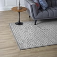 thumbnail image 6 of Modway Freydis Greek Key 5x8 Area Rug in White and Light Gray, 6 of 6