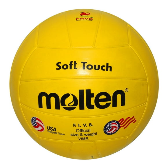 Balón Voleibol Molten V58R Hule Amarillo N. 5