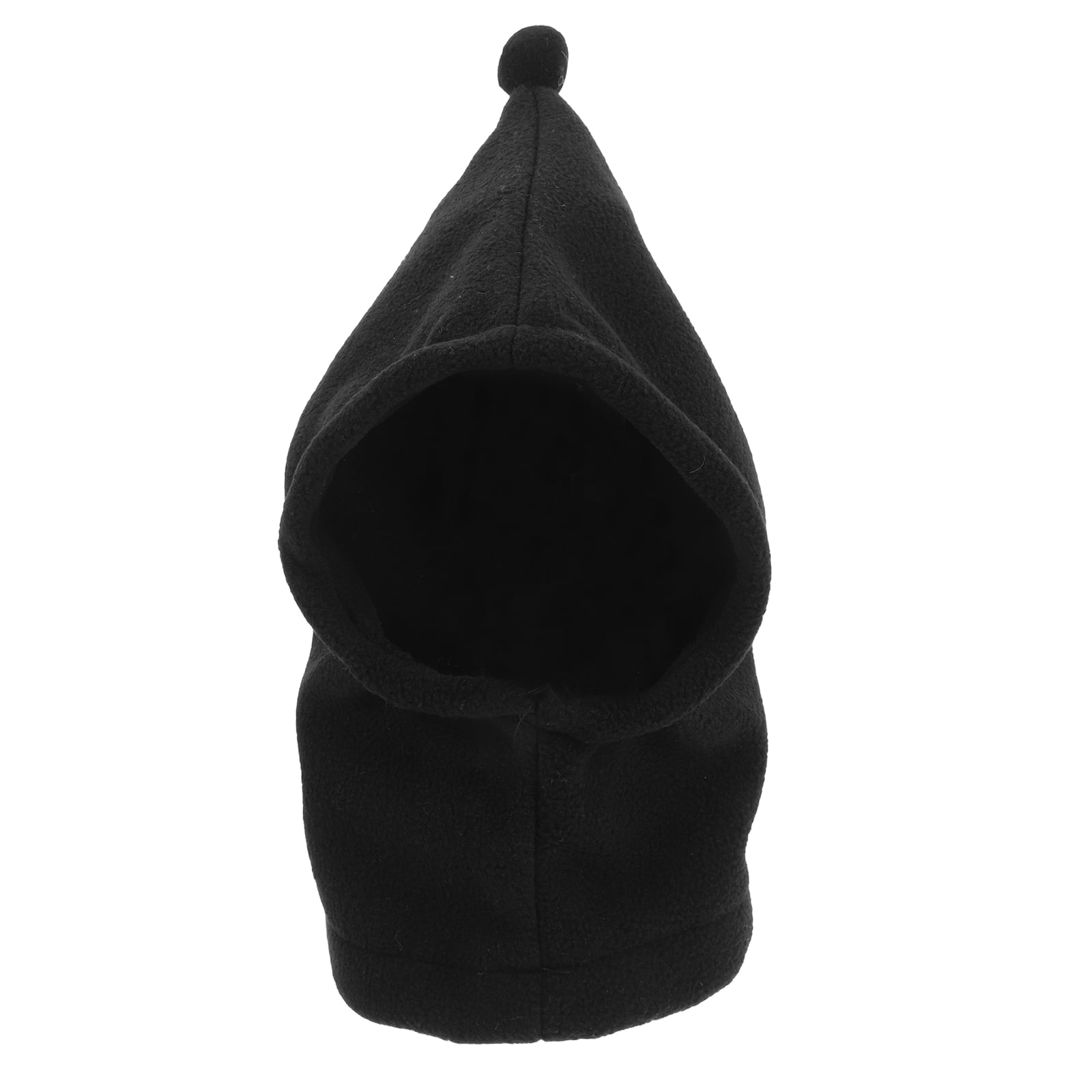 HONMEET Knitted Black Dog Winter Hat with Ear Holes Soft Fleece Funny Pet Costume Hat
