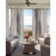 thumbnail image 4 of Beige Gray Blackout Curtains 39 Inches Long for Bedroom, Abstract Grunge Mottled Neutral Texture Thermal Insulated Room Darkening Black Out Window Curtain Panels Grommet Drapes for Living Room, 4 of 8