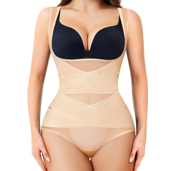 Shapewear Bodysuit for Women Tummy Control Body Shaper Seamless Colombian Waist Trainer Girdle