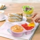 thumbnail image 4 of Recipiente de Salsa de Silicona, Recipiente de Salsa de Doble Compartimiento de Silicona, Recipiente de Salsa con Tapa, Dispenser Portátil, Recipiente de Aperitivo de Silicona de Grado Alimentario, 4 of 6