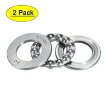 51104 Single Direction Thrust Ball Bearings,Flat Seat ,20x35x10mm 2pcs