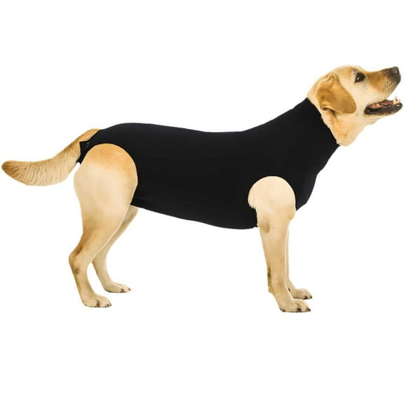 Suitical Recovery Suit for Dogs Black XLarge