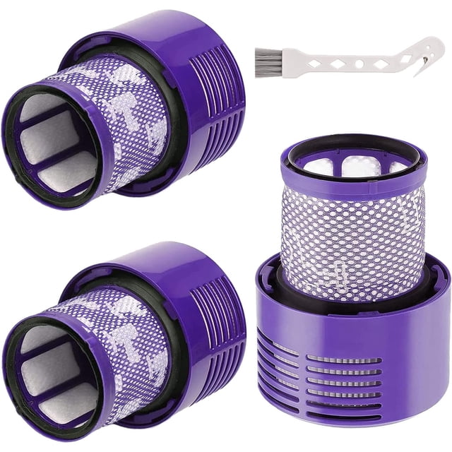 Paquete de 3 piezas de repuesto de filtros V10 compatibles con V10 Cyclone Series, Cyclone V10 Absolute, V10 Clean, SV12, pieza de repuesto