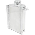 thumbnail image 2 of 2L Universal Coolant Overflow Tank, Radiator Reservoir Expansion Tank Suiteable for Most Vehicles, Aluminum, Sliver, 2 of 5