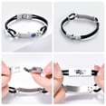 thumbnail image 4 of Men's Leather Bracelet Cremation Jewelry For Ashes Bracelets Funeral Urn Bracelet for Ashes Holder, 4 of 7