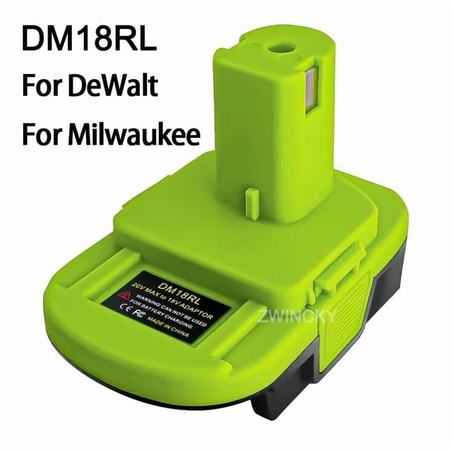 Converter Battery Adapter for De-walt 20V for Mil-wau.kee 18V M18 Llithium Battery Convert to for Ryo.bi Power Tools