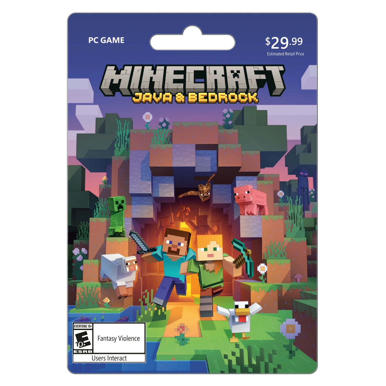 Minecraft Java and Bedrock Edition - Microsoft, PC [ Digital] - Walmart.com