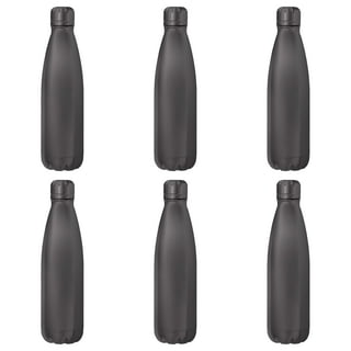 Norcalway 2 Oz Small Plastic Bottles with Black Caps for Liquids
