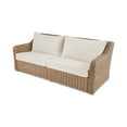 thumbnail image 3 of Better Homes & Gardens Bellamy Outdoor 1pc Sofa, Tan Wicker/Cream Cushion, 3 of 13