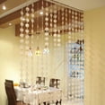 thumbnail image 3 of Rideau Suspendu en Perles Finition Cristal Coquillage Naturel 1M DIY pour Porte d'Entrée, 3 of 7