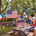 thumbnail image 5 of 4th of July Tree Decorations, Independence Day Decorations, Patriotic Ornaments Set with Red White Blue Stars, for Labor Day, Memorial Day Home Party Tree Decor, 18pcs, 5 of 6