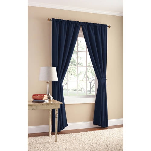 Mainstays Bennett Heavyweight Textured Curtain Panel Pair Available In Multiple Sizes And Colors Com Mainstays Bennett Heavyweight Textured, Curtain Panel Sizes