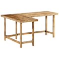 thumbnail image 3 of vidaXL Desk 65"x43.3"x29.5" Solid Wood Mango, 3 of 9