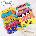 thumbnail image 2 of Moyel Womens Cotton Ankle Socks 6-9 Fun Crazy Novelty Funky Funny Socks Gifts for Women 12 Pairs, 2 of 7