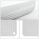 thumbnail image 3 of Alfombrillas multiusos resistentes al calor para encimeras de cocina, almohadillas calientes flexibles para cocina, juego de 2 alfombrillas calientes de silicona duraderas (gris claro), 3 of 5