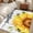 Brown Yellow, variant on 8x10 Area Rugs, Sunflowers Bees Non-Skid Rubber Backing Large Rectangle Rugs - Living Room Bedroom Home Office, Grey Check Sunshine Watercolor Floral Indoor Floor Mat Carpets Washable Rug