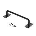 thumbnail image 4 of OUNONA Black Barn Door Handle Carbon Steel Rustic Style Practical and Comfortable Touch, 4 of 8