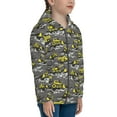 thumbnail image 5 of Sikiie Modern Yellow Excavator Zip Up Hoodie Teenage, hoodies for Teenage, Zipper Sweatshirt Jacket for Daily, Traveling-Medium, 5 of 6