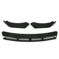 thumbnail image 4 of Lèvre de Pare-Chocs avant, Robuste Anti-Rayures 3pcs Porter Spoiler Universel avant Résistant pour la Modification de Voiture Noir, Rouge, 4 of 8