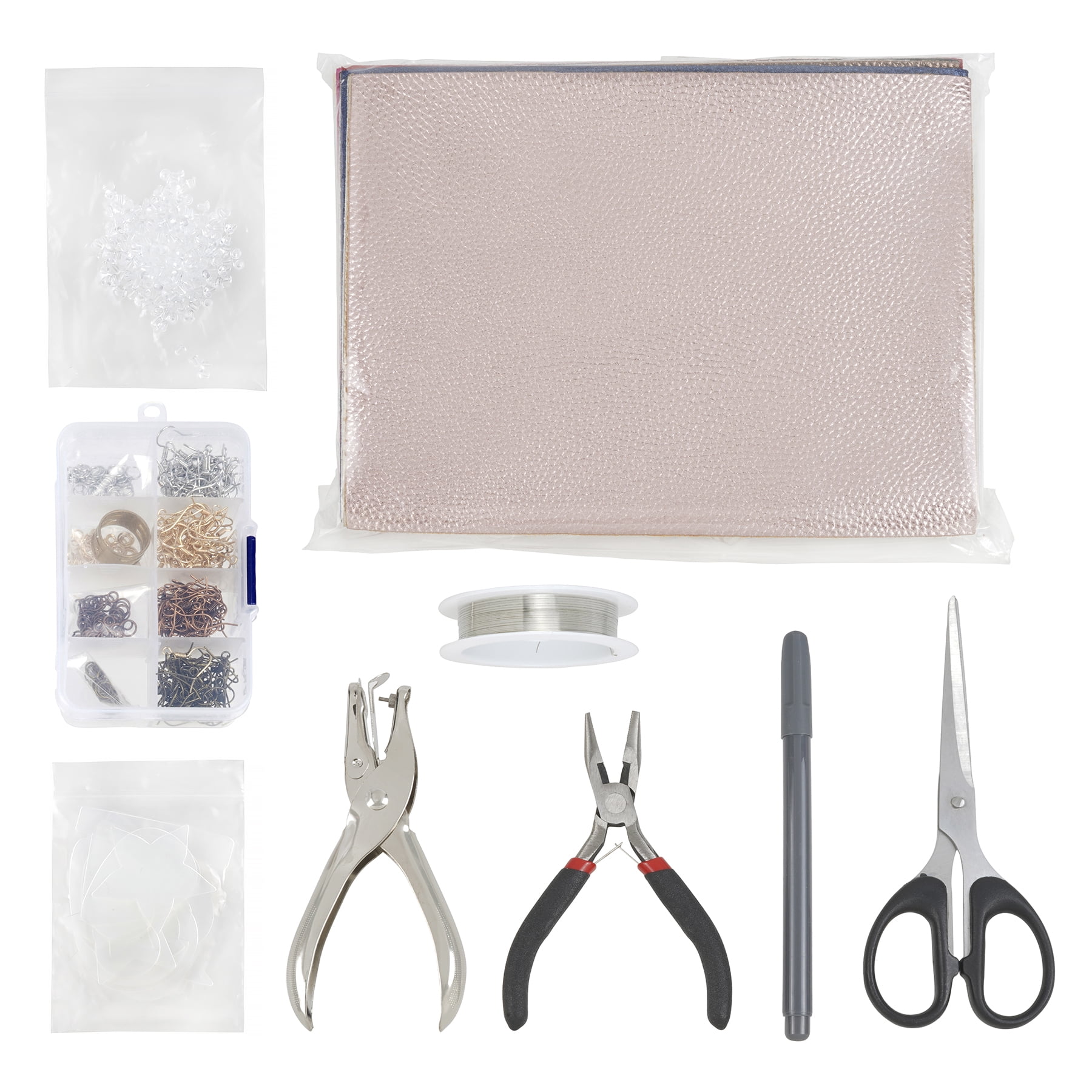 6 Pack: Faux Leather Earring Making Kit by Bead Landing