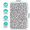 thumbnail image 5 of Boho Retro Floral Pet Feeding Mat-Absorbent Pet Placemat for Food and Water Bowl, with Waterproof Rubber Backing, Quick Dry Water Dispenser Mat for Dog and Cat (16"x24"), 5 of 7