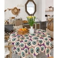 thumbnail image 3 of Halloween Tablecloth Horror Zomnie Eyeballs Table Cloth for Rectangle Tables 52x70 Inch Scary Eyes Table Covers Waterproof Washable Table Cloth for Halloween Party Supplies Decoration Dinner Party, 3 of 5