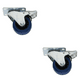 thumbnail image 1 of PACK 2 RODAJAS GIRATORIA C/ FRENO 3'' AZUL 80 KG MILER CARGO, 1 of 4