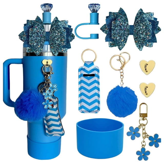 Flower Themed Accessory Set Includes Eight Pieces Designed Specifically For Enhancing Your Daily Essentials Experience