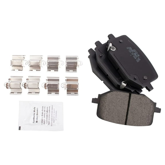 TRQ Rear Ceramic Brake Pad Set for Ford Explorer Lincoln Aviator BFA19070 Fits select: 2020-2022 FORD EXPLORER ST
