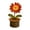 Orange, variant on Daisy Lamp, Crochet Artificial Flowers, Cordless Flower Bedside Lamps Small Table Lamp for Mothers,Birthday Gifts,Christmas,Valentine Home Decor