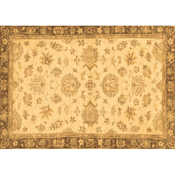 Ahgly Company Indoor Rectangle Oriental Brown Traditional Area Rugs, 2' x 3'
