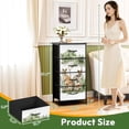 thumbnail image 2 of 4 Drawer Vertical Storage Dresser Watercolor Australian nature animals Kangaroo quokka Tasmanian devil with Wood Top Fabric Pull Drawers, 2 of 8