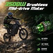 2025 NEW 3500W Electric Bike for Adults,Adult Electric Bicycles 48V 23AH 30-40 Miles Range,Speed Max 40 Mph Electric Mountain Bike with 14 Fat Tires,Electric Ebike off-Road Bikes for Beach Snow