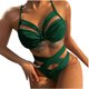 thumbnail image 2 of Traje de baño de 2 piezas para mujer, trajes de baño para mujer, conjunto de traje de baño estampado de dos piezas con sujetador incorporado, traje de baño de playa para mujer, 2 of 6