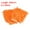 Orange, variant on Uxcell Reusable Scratch-Free Cleaning Gloves Microfiber Chenille Mitts, Orange 2 Pack