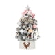 thumbnail image 5 of Árbol de Navidad artificial de 18 pulgadas con luces para decorar la encimera. Arco Rosa, 5 of 9
