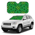 thumbnail image 3 of Bingfone St Patrick's Day5 Car Windshield Sunshade,Sun Foldable Sun Shield Sun Visor for Car - Medium, 3 of 9