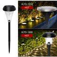 thumbnail image 4 of Advancent Luz de jardín Pasarela solar Lámpara de camino recargable para exteriores Entrada de césped Luces de iluminación de estaca de seguridad Jardín y Patio Luz blanca Advancent HA062975-01, 4 of 6