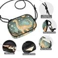 thumbnail image 3 of FORMRS Mini Crossbody Bag for Women Adjustable Shoulder Rope Travel Casual Phone Purse, Dinosaur with Stars, 3 of 7