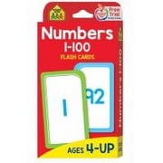 School Zone Numbers 1-100 Flash Cards (Revised edition) (Hardcover)