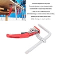 thumbnail image 3 of Quick Release F Clamp, Wide Application  Molybdenum Alloy Steel Portable 120x60mm ABS Pad Ratcheting Table Clamp  for DIY, 3 of 8